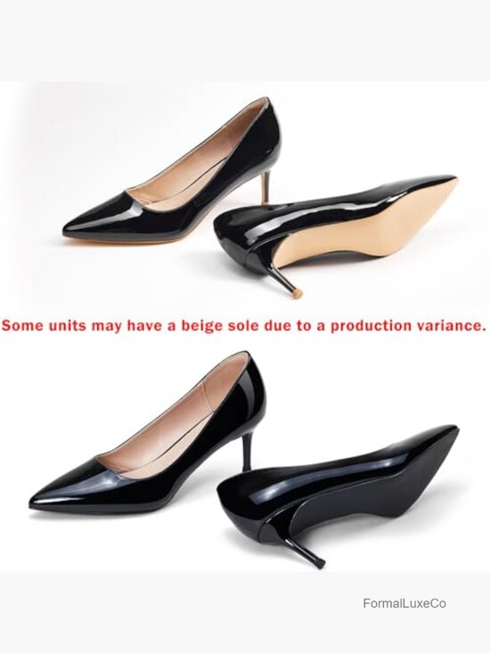 Kitten Heel Low Pumps 2.4 Inch Pointed Toe Dressy Shoes for Work Party main image 1